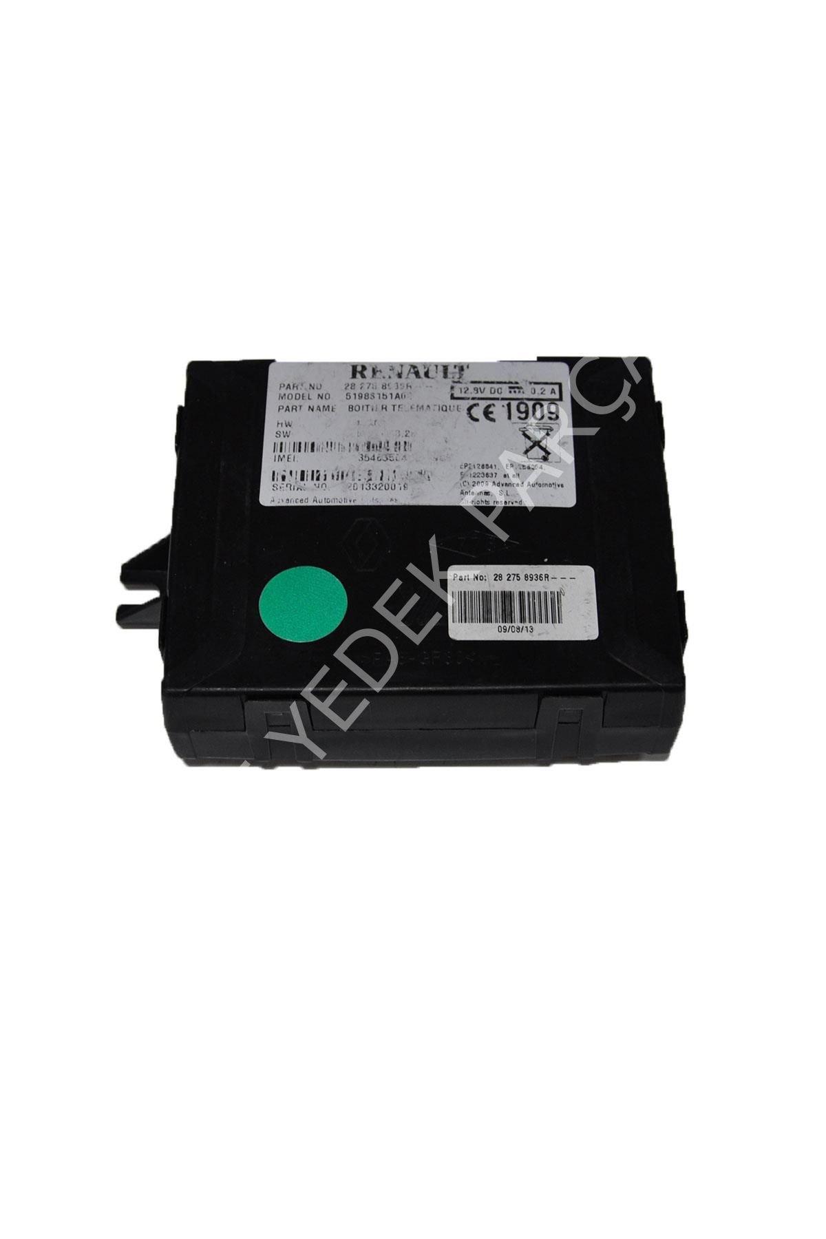 OE 282758936R-MULTIMEDYA BEYNI CAPTUR-CLIO IV